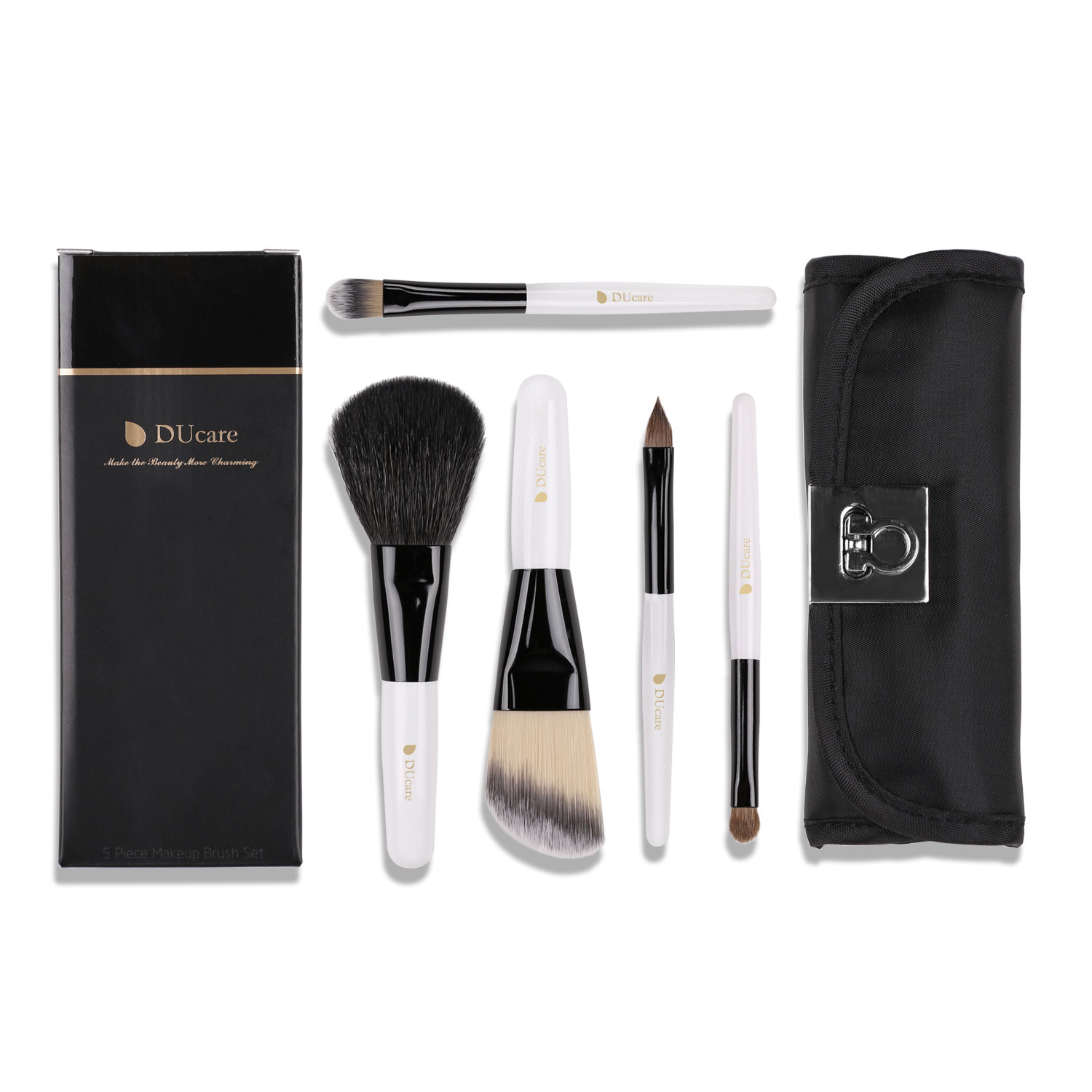 5 Pieces MINI Portable Makeup Brush Set